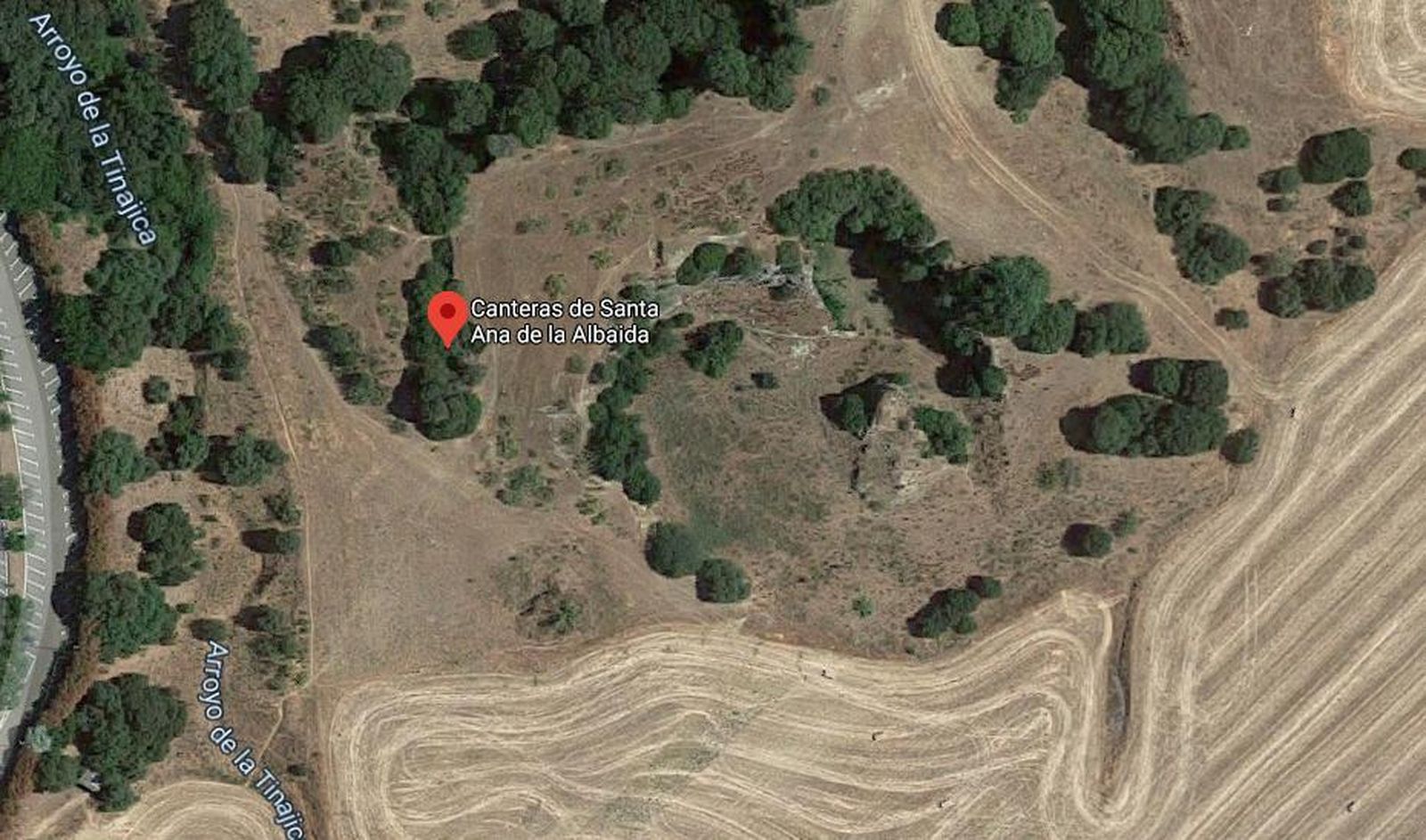 Zona de las Canteras de Santa Ana, en Córdoba capital.