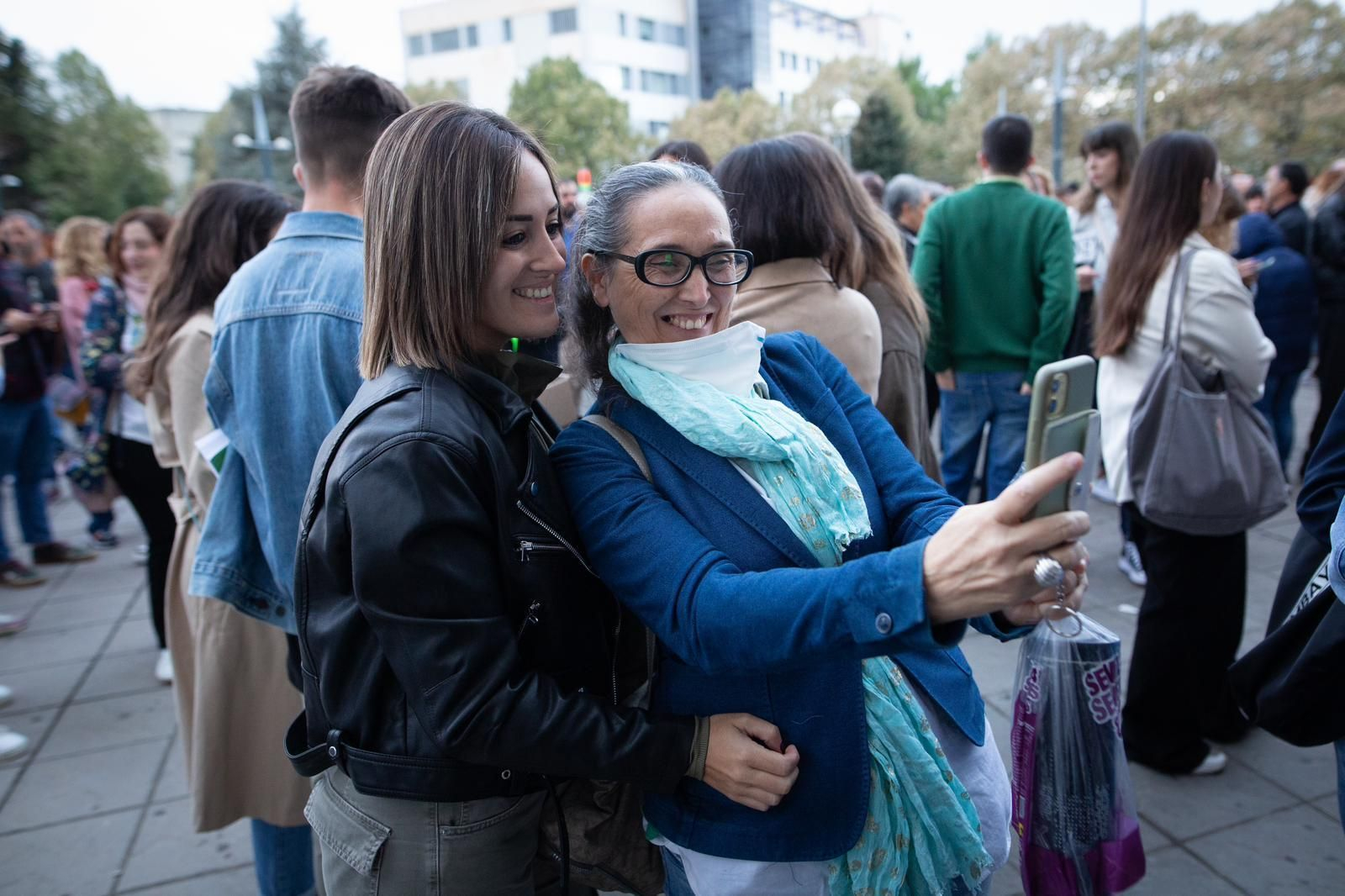 Las imágenes de los primeros exámenes de las oposiciones del SAS en Granada