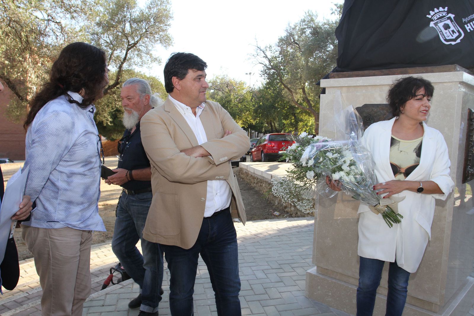 Inaguración del monumento al Niño Miguel.