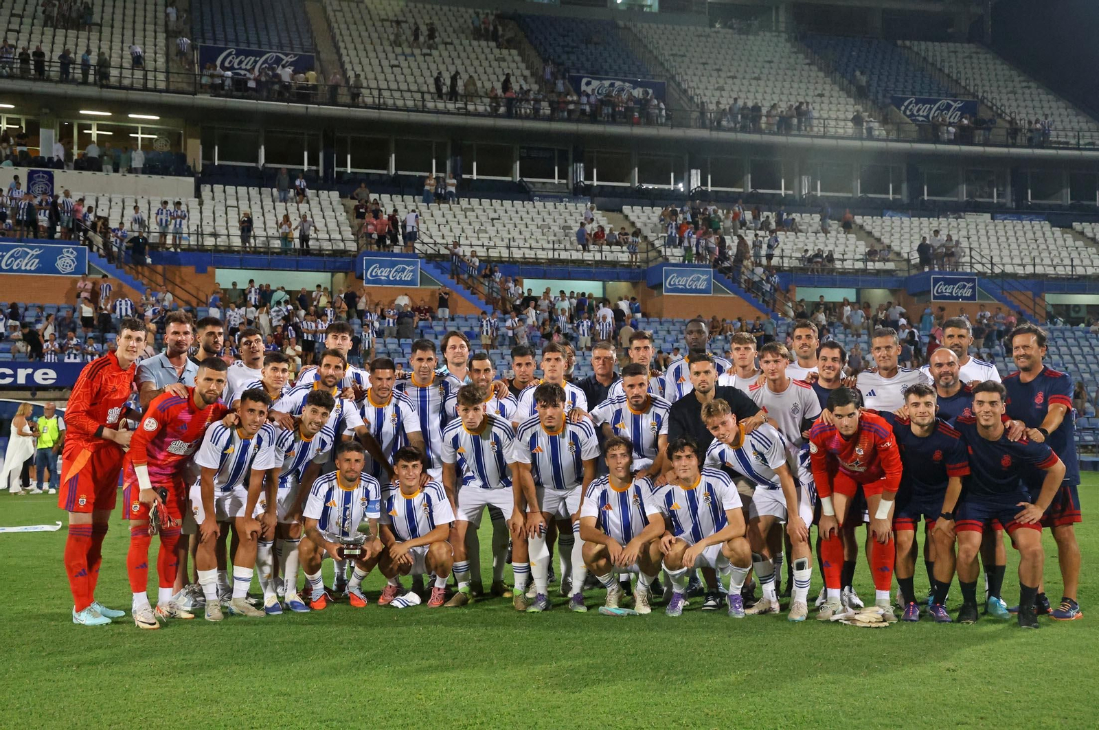 Las mejores imágenes del Trofeo Colombino con el Recreativo de Huelva, Zamora y Cacereño