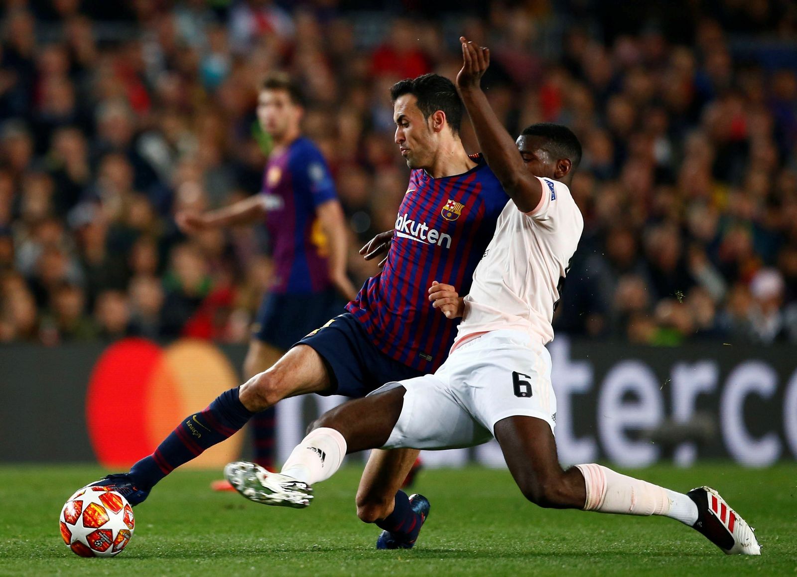 El Barcelona- Manchester United, en imágenes