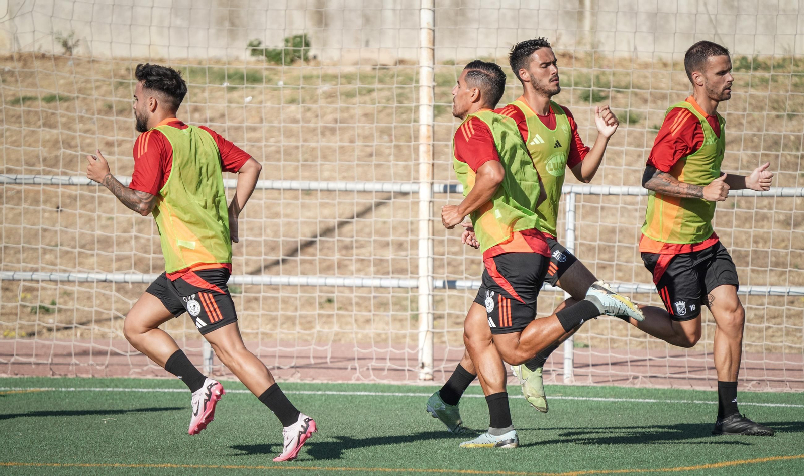 Imágenes del primer entrenamiento de la temporada Xerez CD