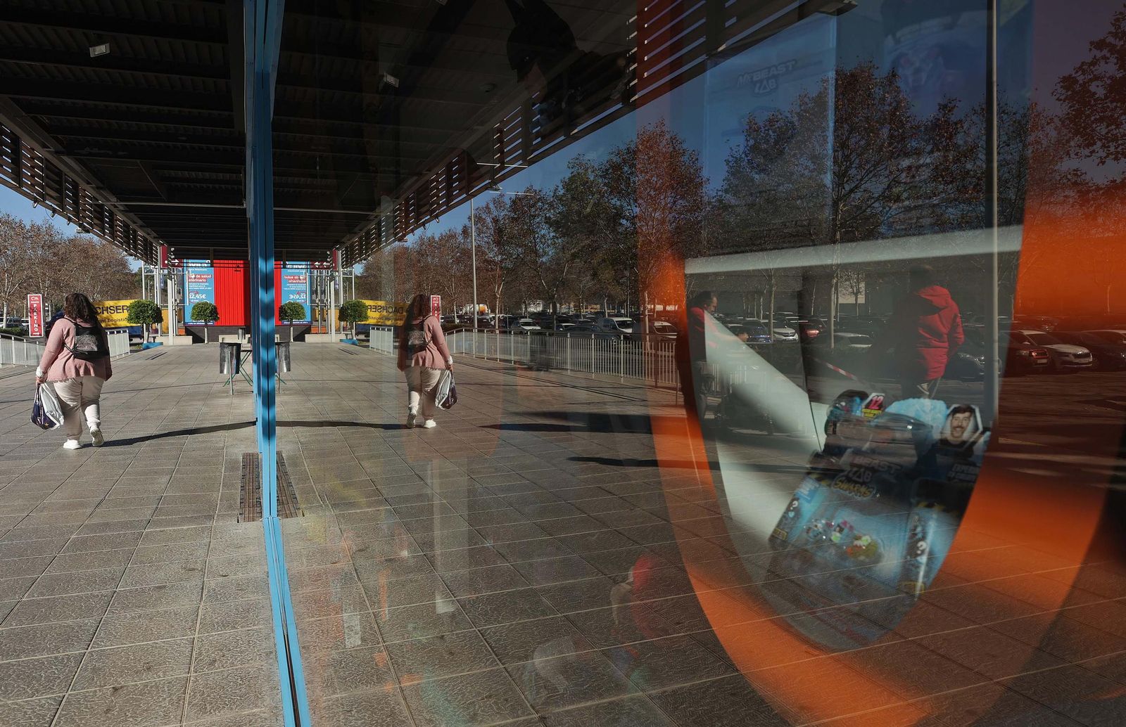 Fotos de compras navideñas en la comarca