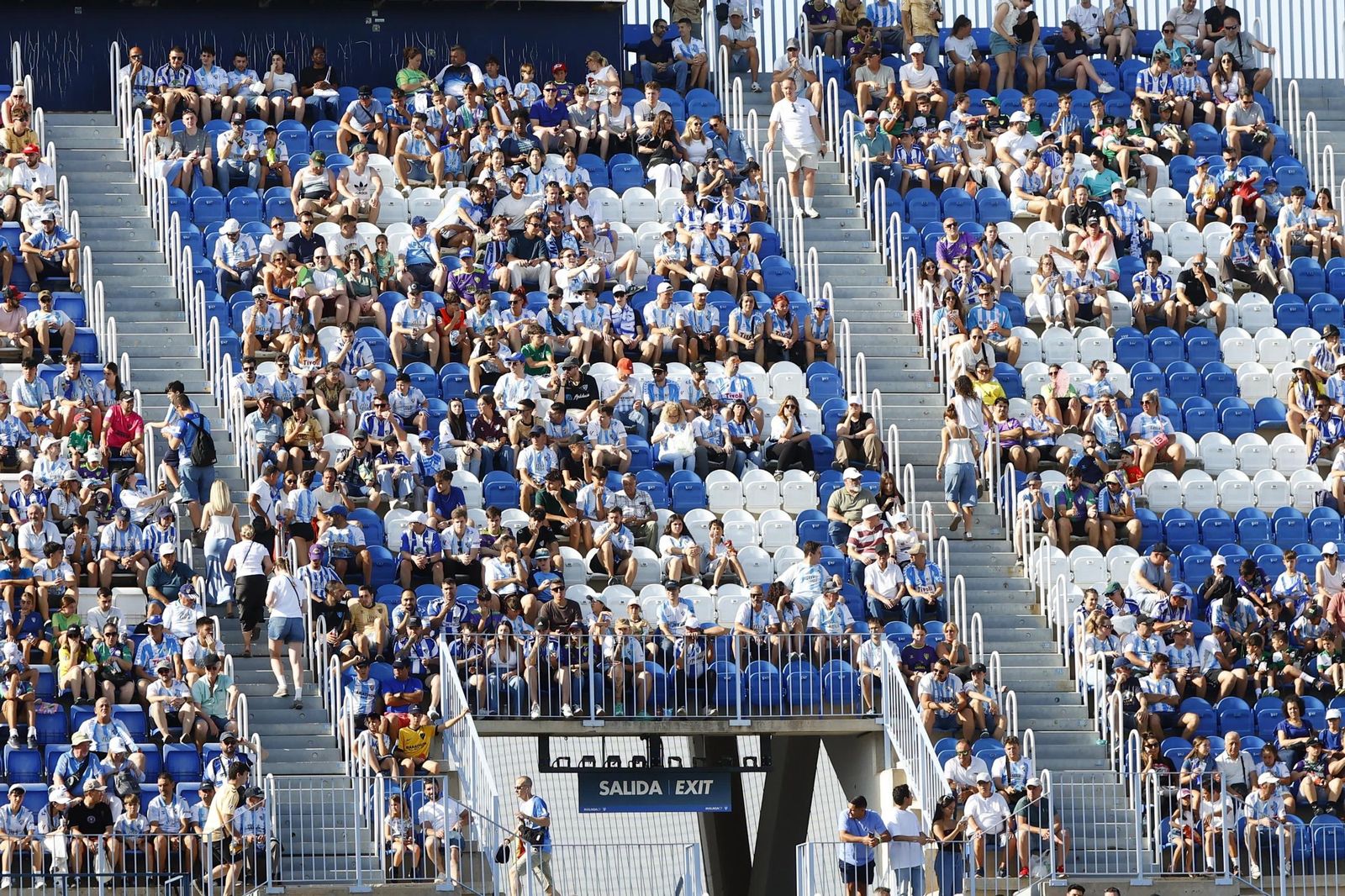Búscate en las gradas de La Rosaleda en el Málaga CF-Burgos