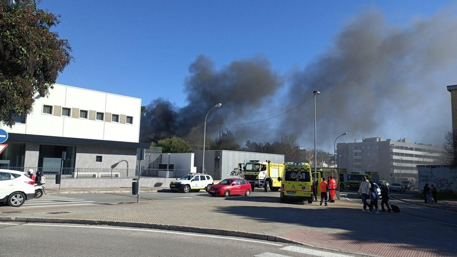 Imagen de un incendio en el chutadero de La Plata el pasado mes de enero.