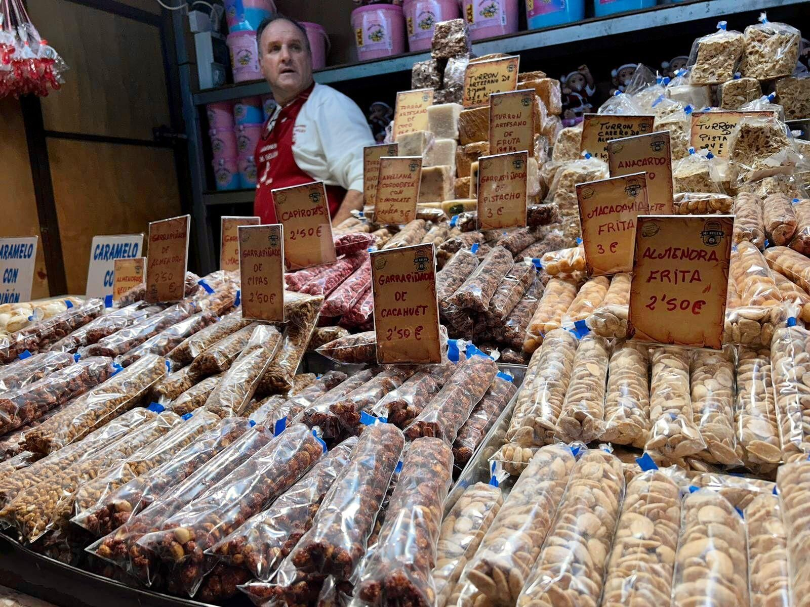 Mercado de Navidad 2023 en la plaza del Arenal de Jerez