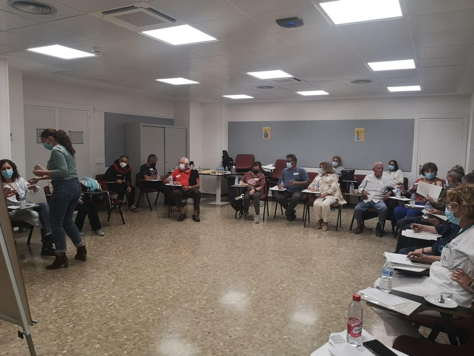 La 'escuela de pacientes' celebrada en el hospital Costa del Sol.