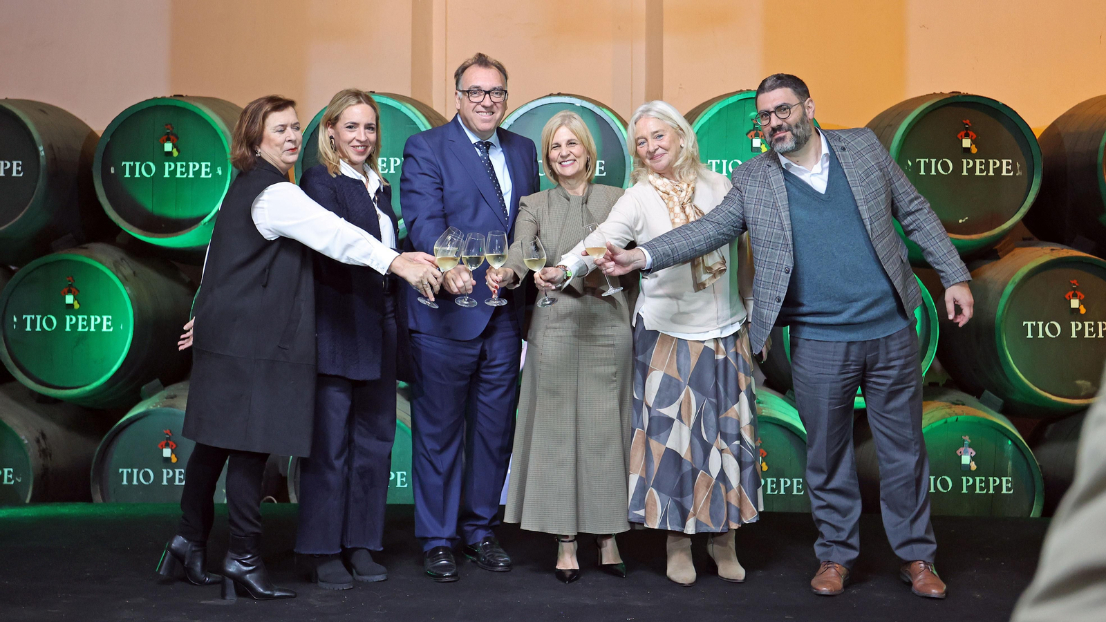 Presentación del stand de Andalucía en Fitur en Bodegas González Byass de Jerez Presentación del stand de Andalucía en Fitur en Bodegas González Byass de Jerez