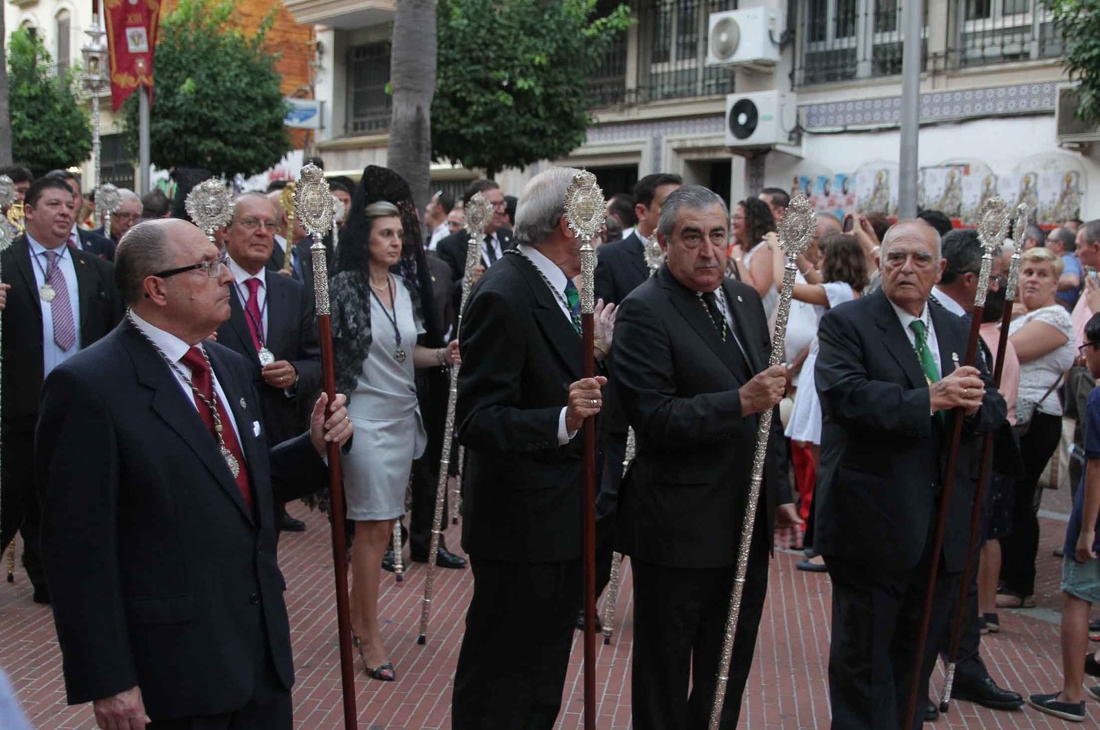 Imágenes del Señor de Pasión en la procesión del centenario de la hermandad