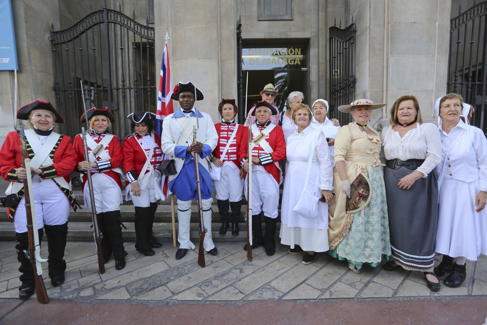 Las fotos del desfile en Málaga en recuerdo a Bernardo de Gálvez
