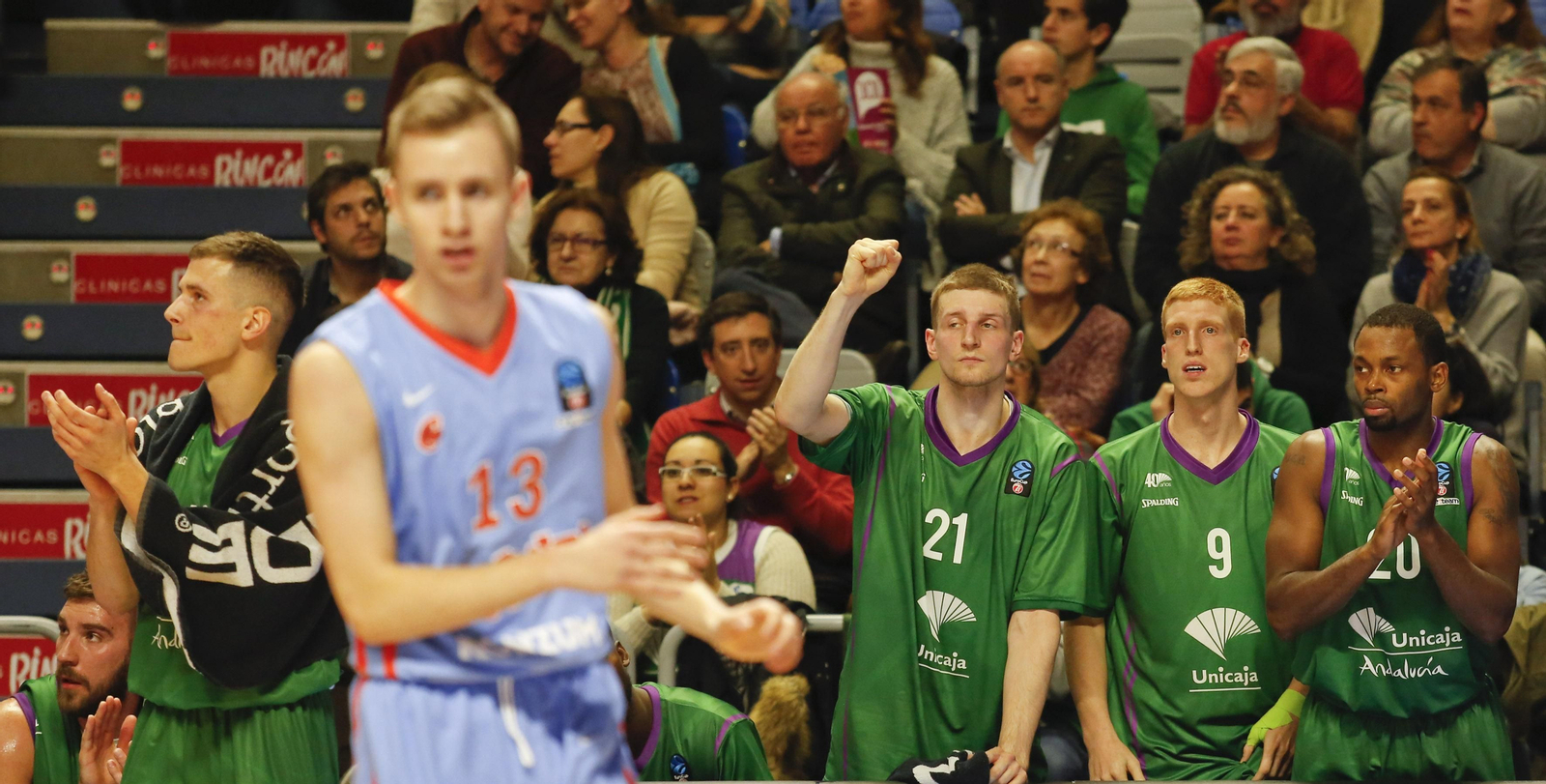 Los cinco años de Adam Waczynski en el Unicaja, en fotos