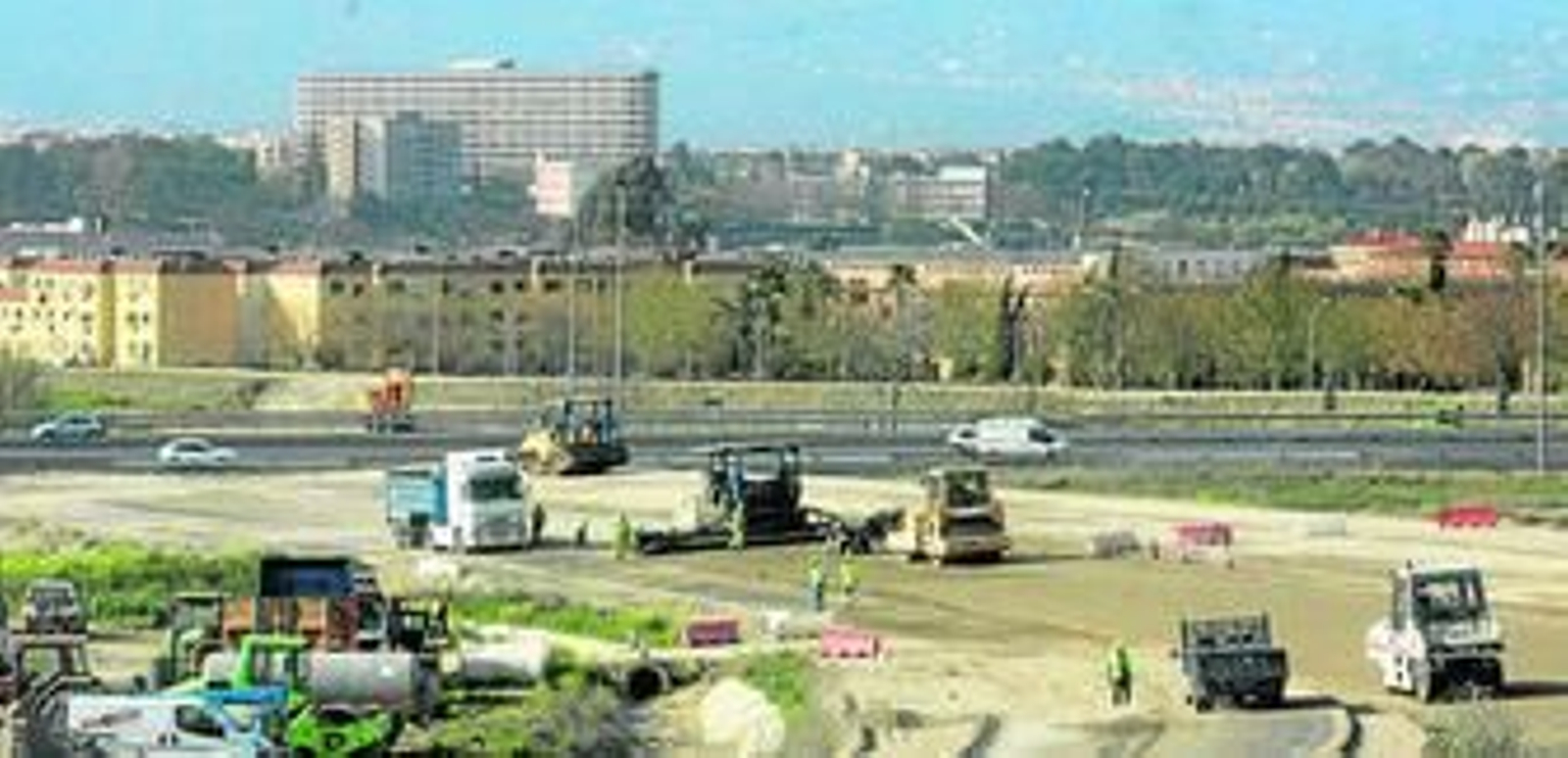 Obras de la Variante de Porcelanosa que se están ejecutando en la actualidad.