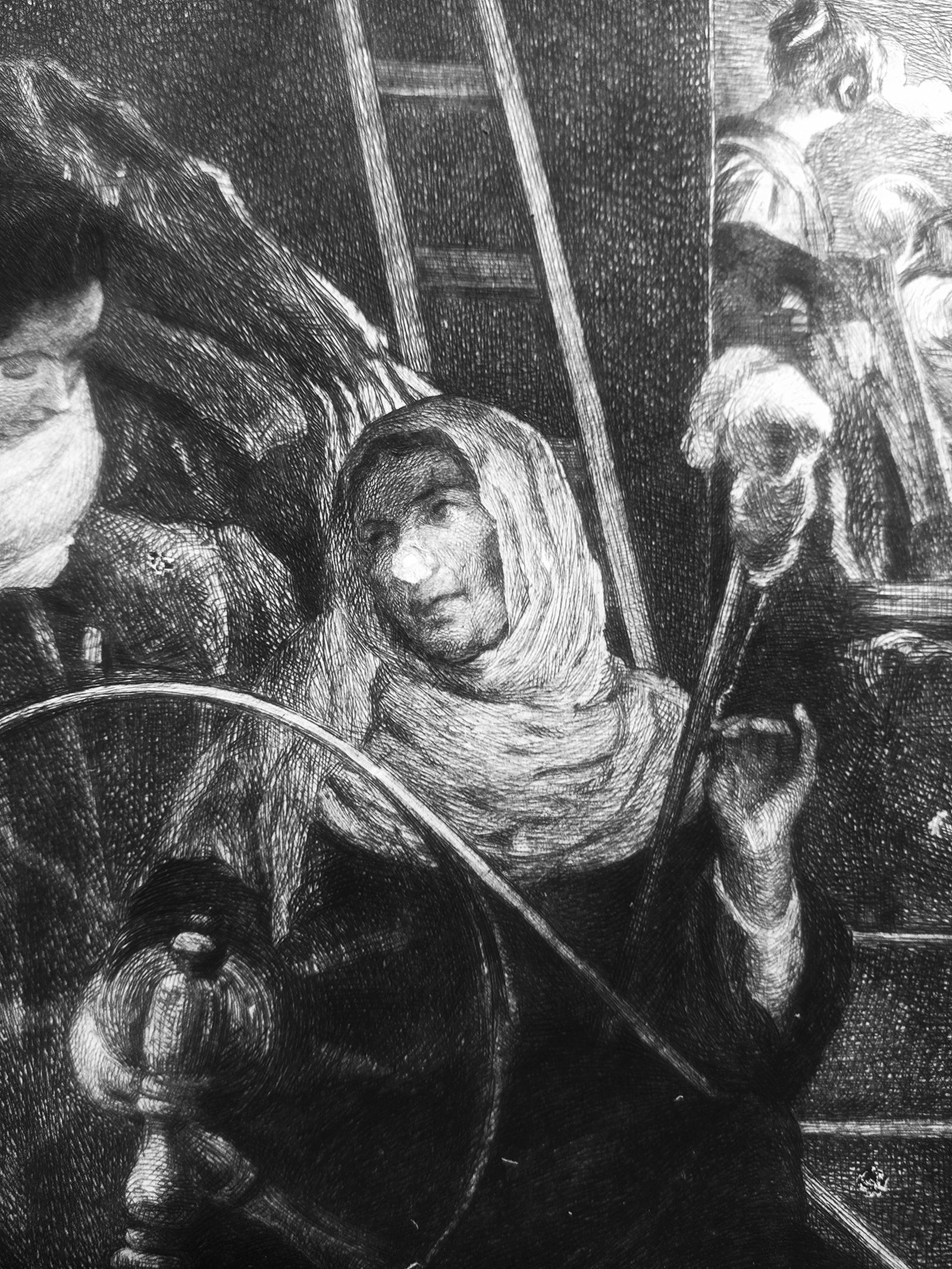 Detalle de Las Hilanderas