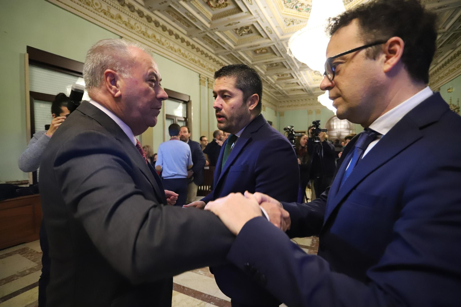 Imágenes de la presentación del cartel de la Semana Santa de Huelva de 2020