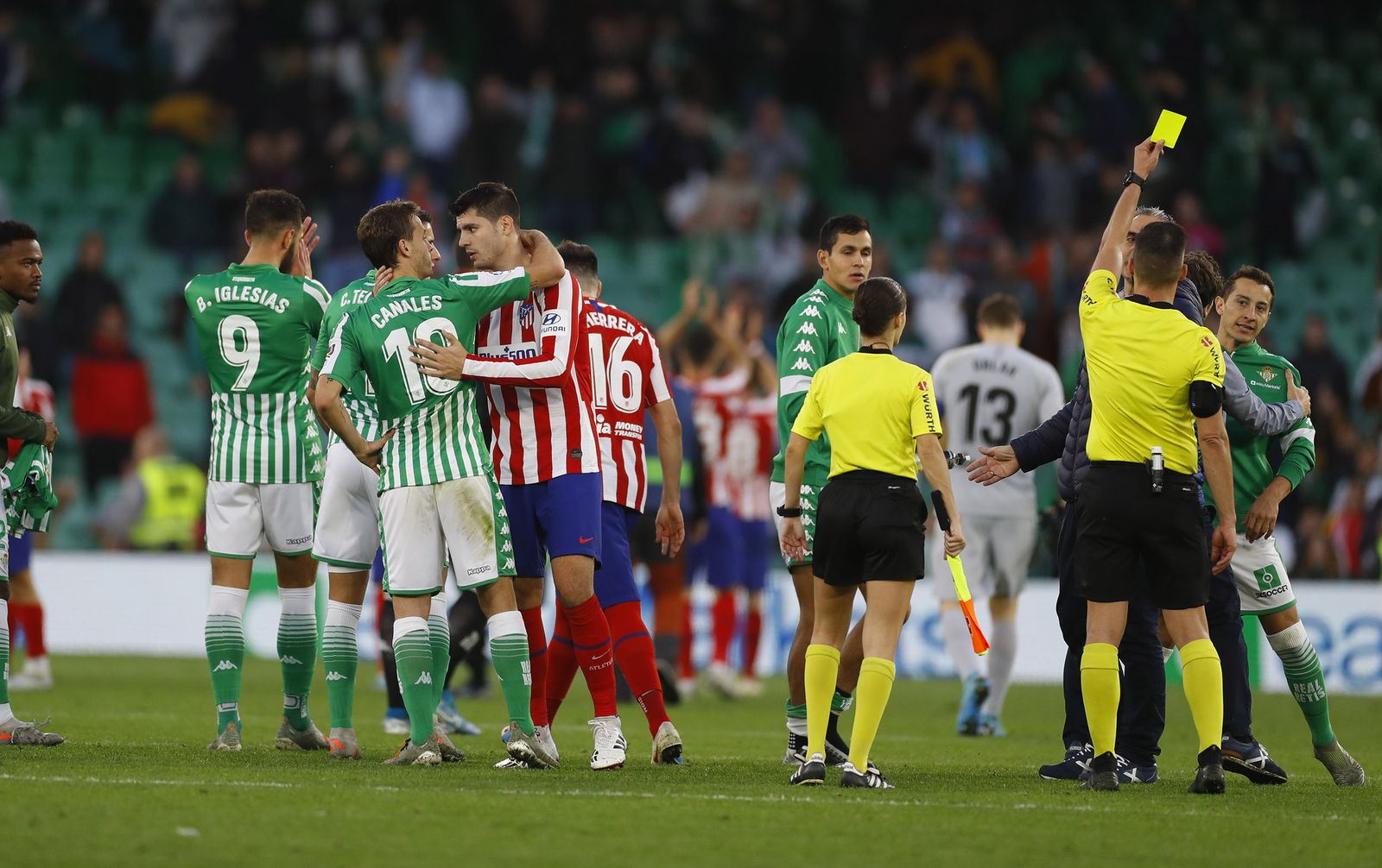 Las imágenes del Betis-atlético de Madrid