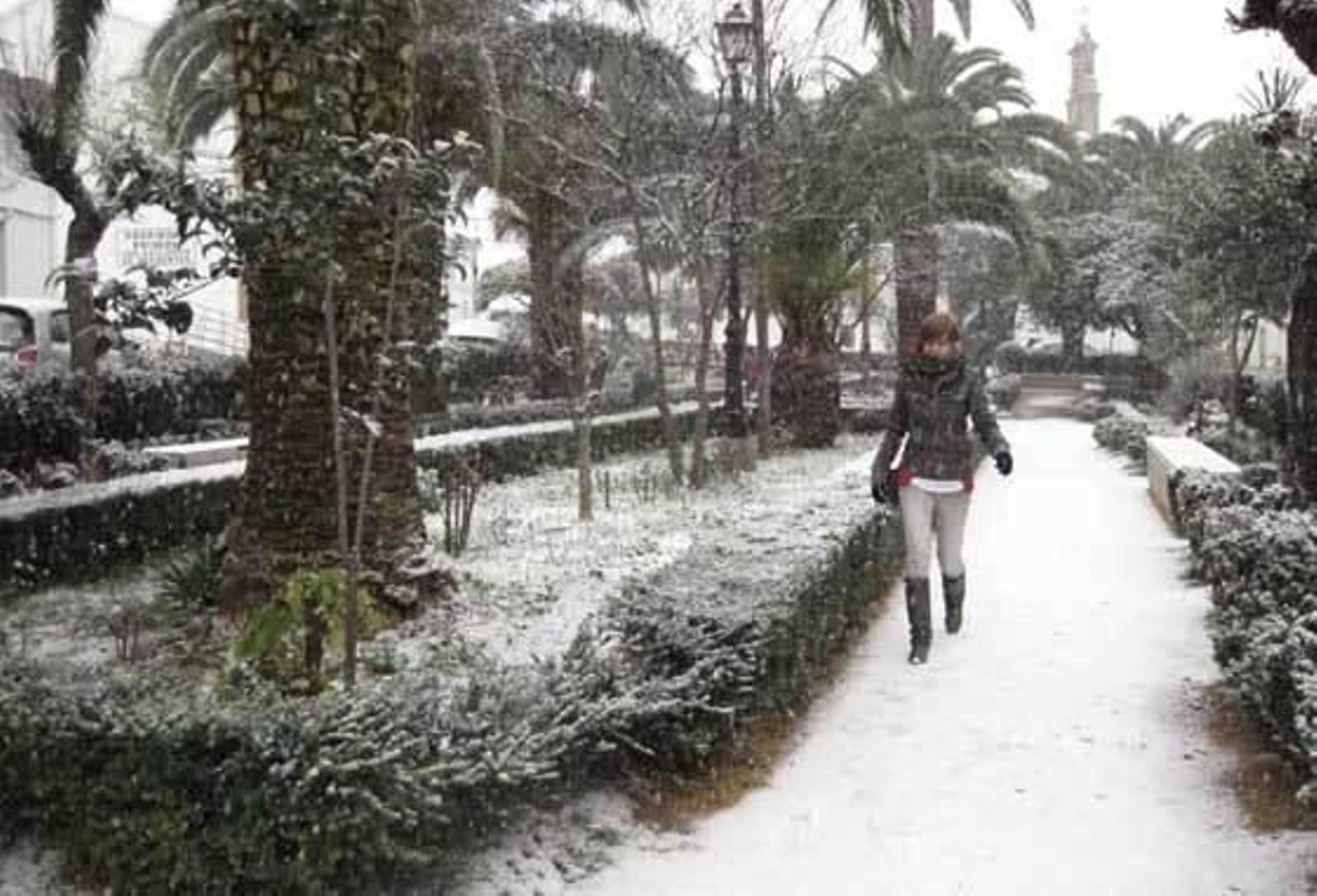 Intensa nevada en Constantina (enero 2010)