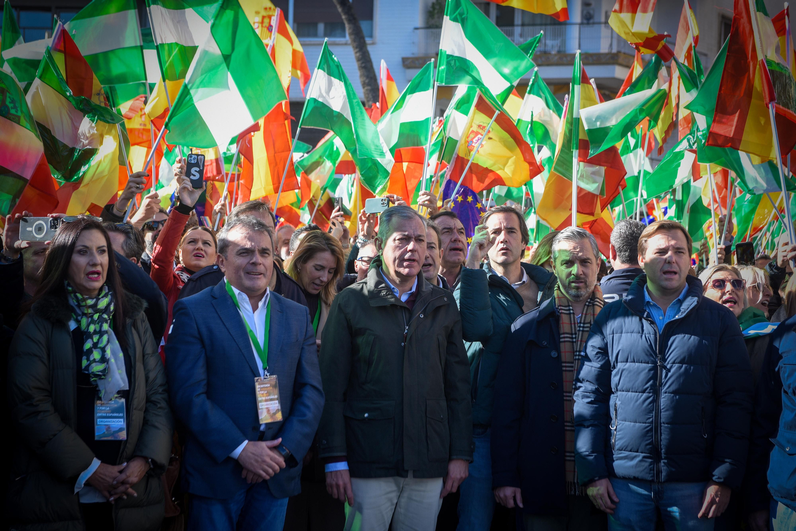 Concentración en Sevilla contra la amnistía y en defensa de Andalucía