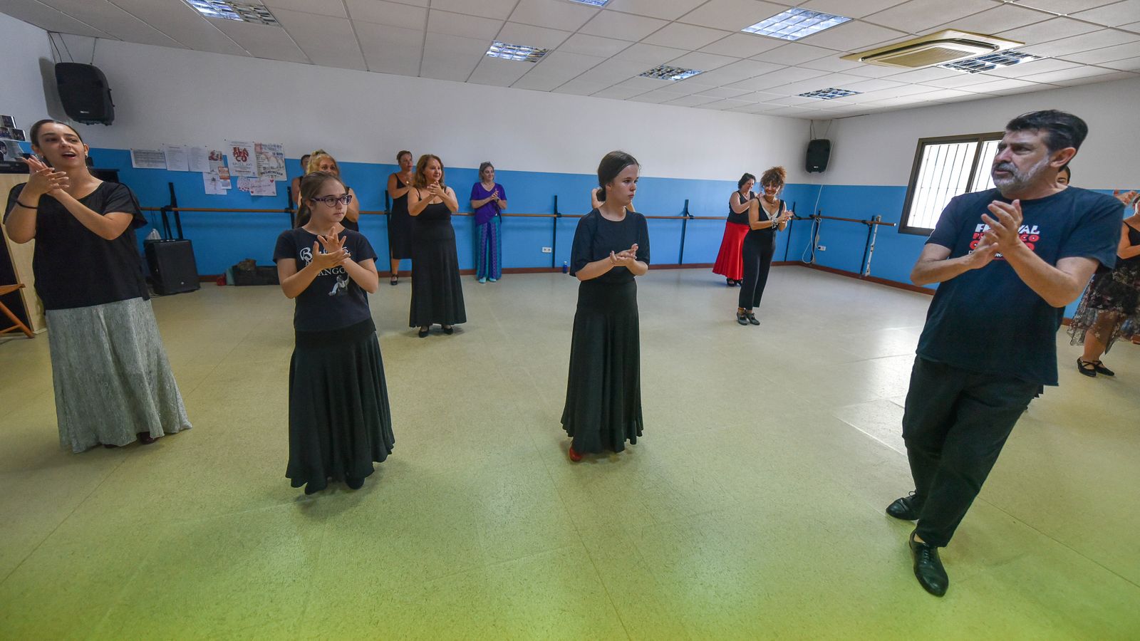 La masterclass de baile impartida por José el Pañero, en imágenes