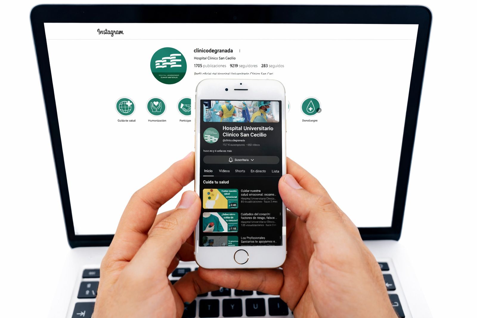 Imagen de las redes sociales del Hospital Universitario Clínico de San Cecilio