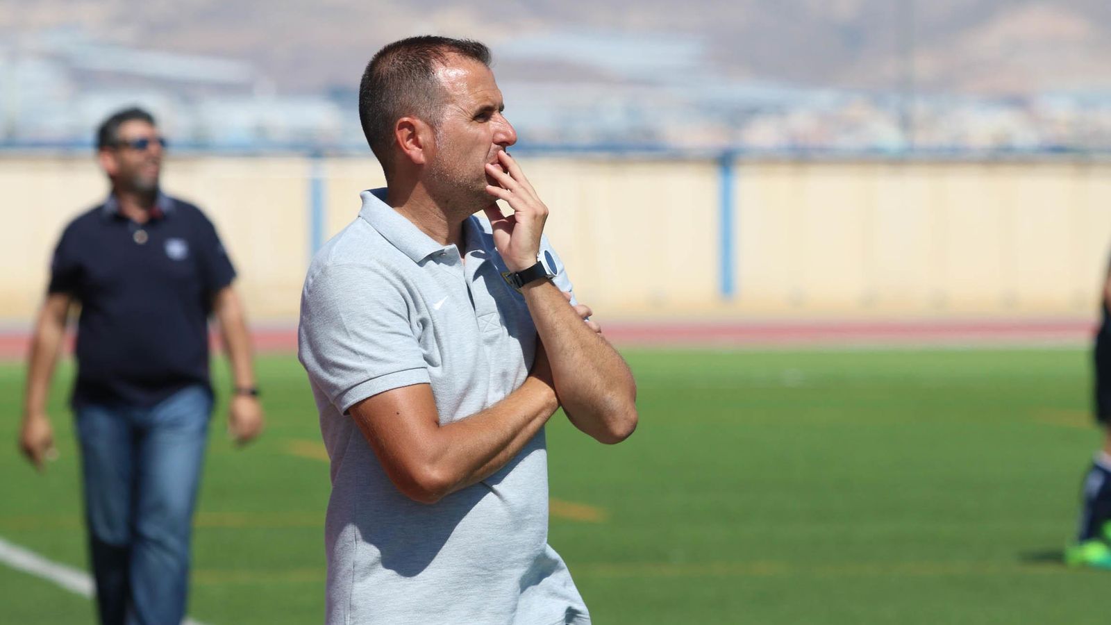 Esteban Navarro, técnico del Almería B.