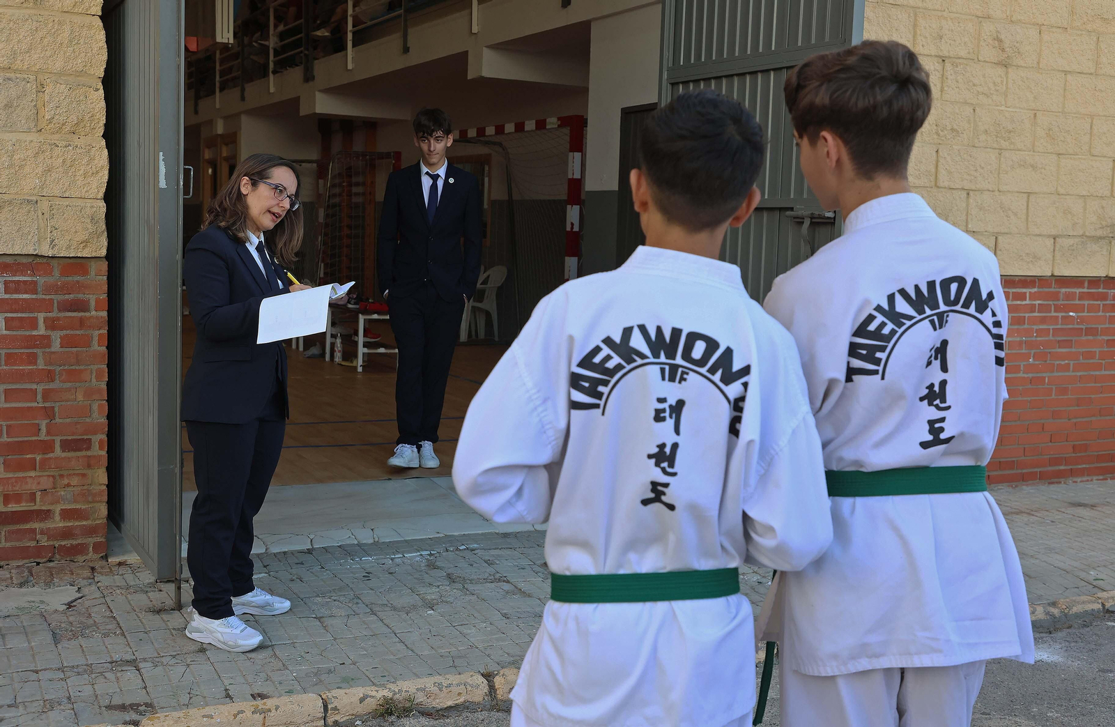 Imágenes de los exámenes de grado Taekwon - Do ITF en San Roque