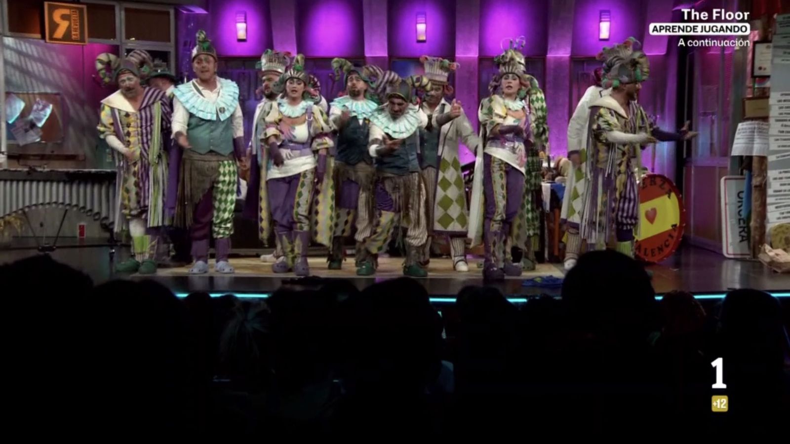 La comparsa 'DSAS3', en La revuelta, de La 1.