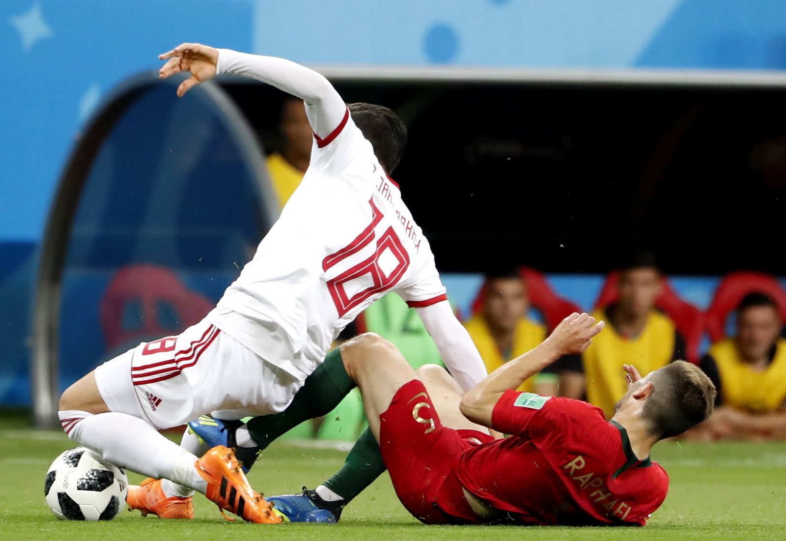 Las imágenes del Irán-Portugal