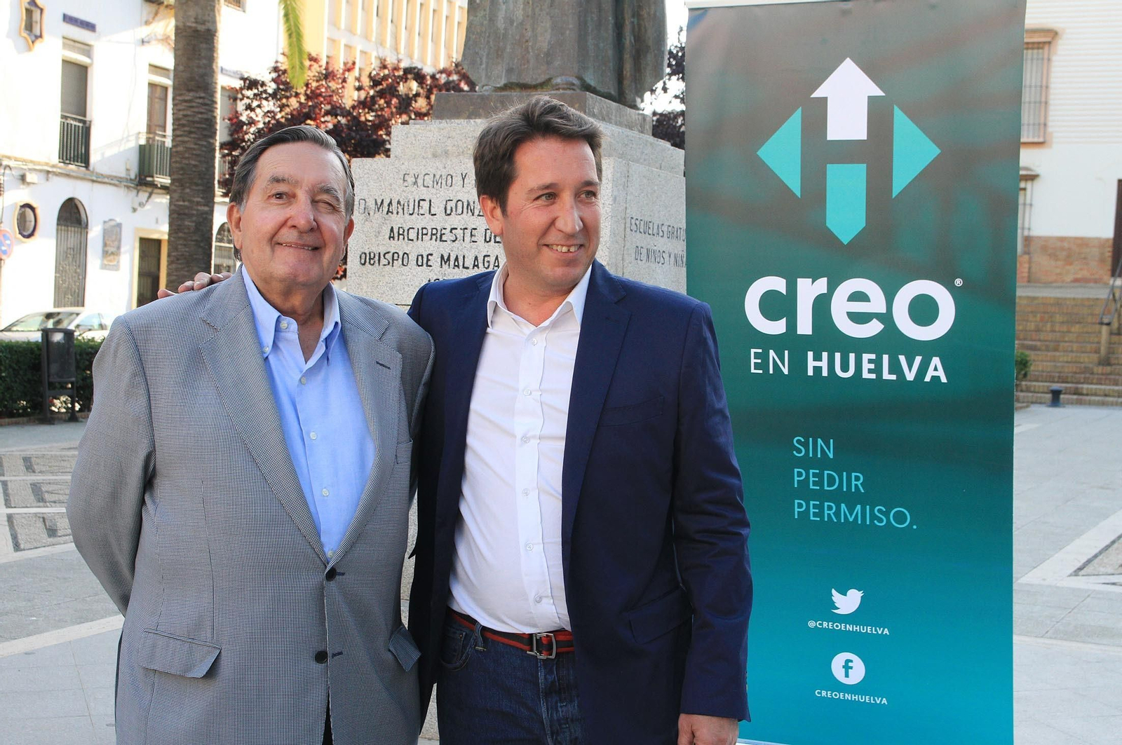 Imágenes de la presentación de "Creo en Huelva", nuevo partido de Ruperto Gallardo y Enrique Figueroa