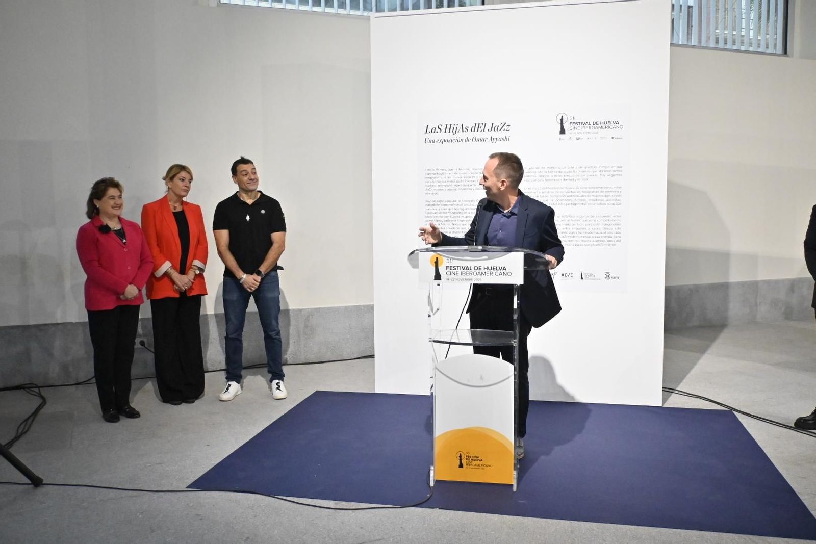 Imágenes de la inauguración de la exposición fotográfica 'Las hijas del jazz'