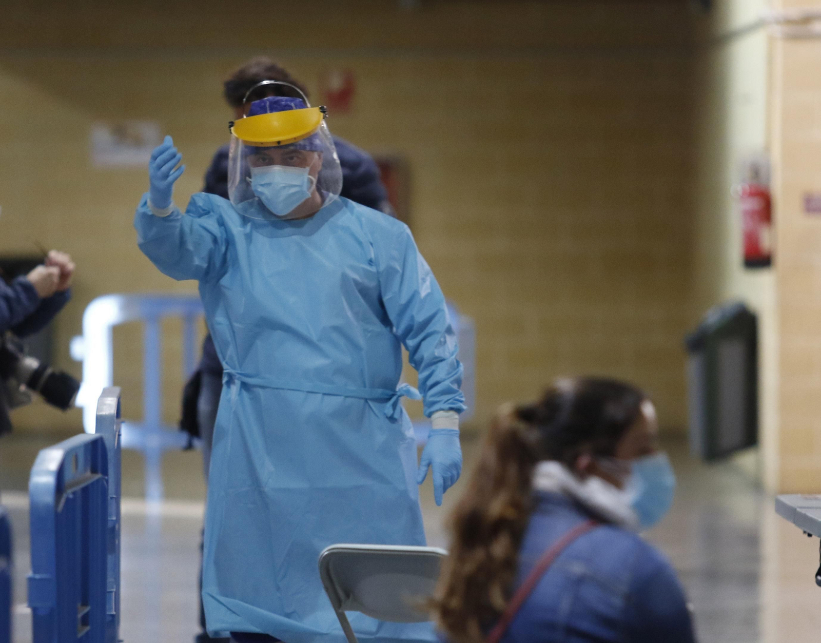 Las fotos del cribado en Vista Alegre