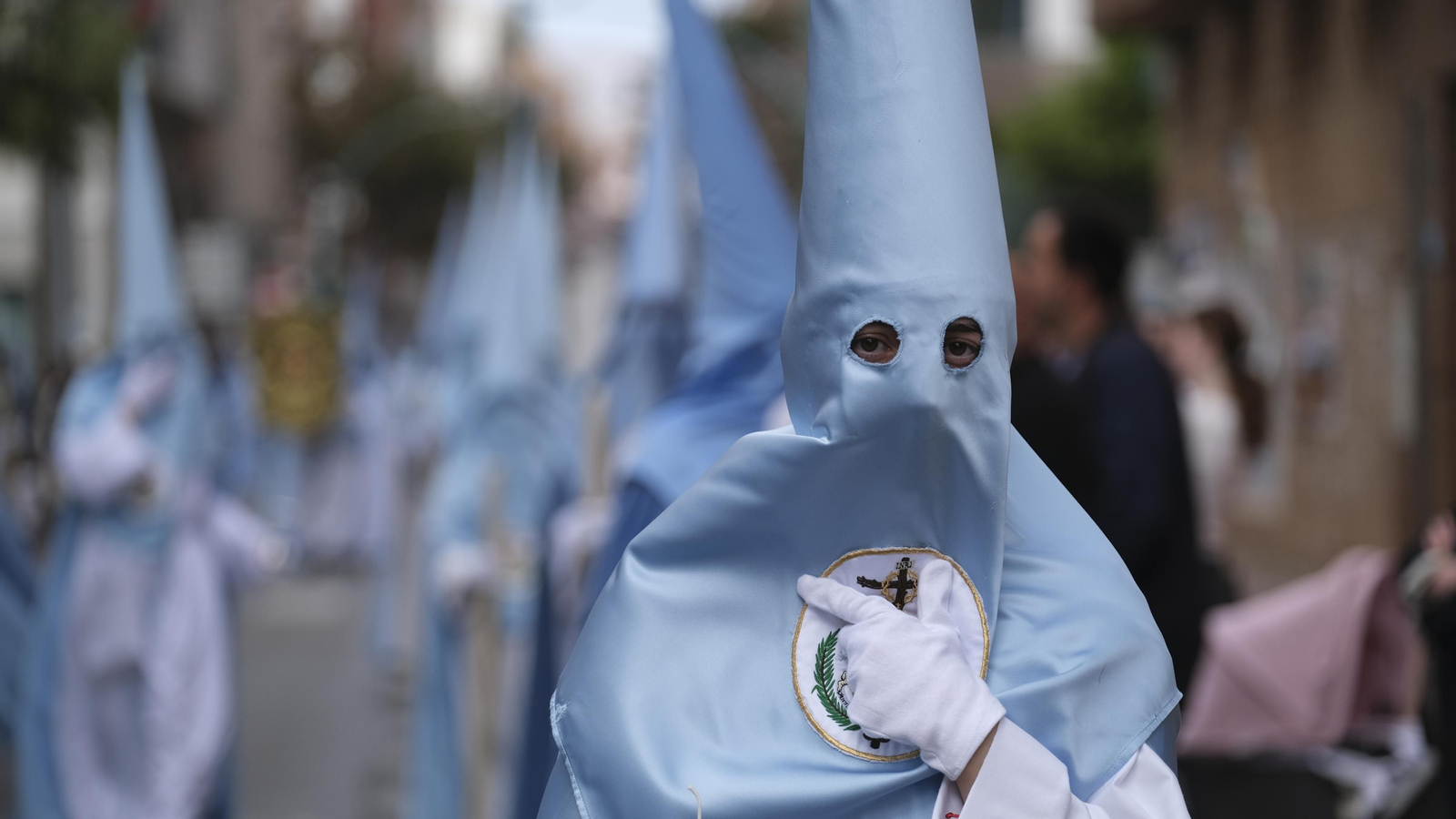 La procesión de Los Ángeles en Almería, en imágenes