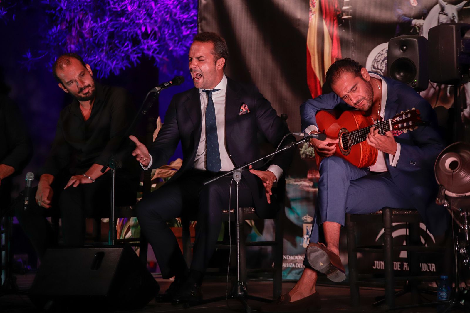 Un momento de la actuación de Jesús Méndez