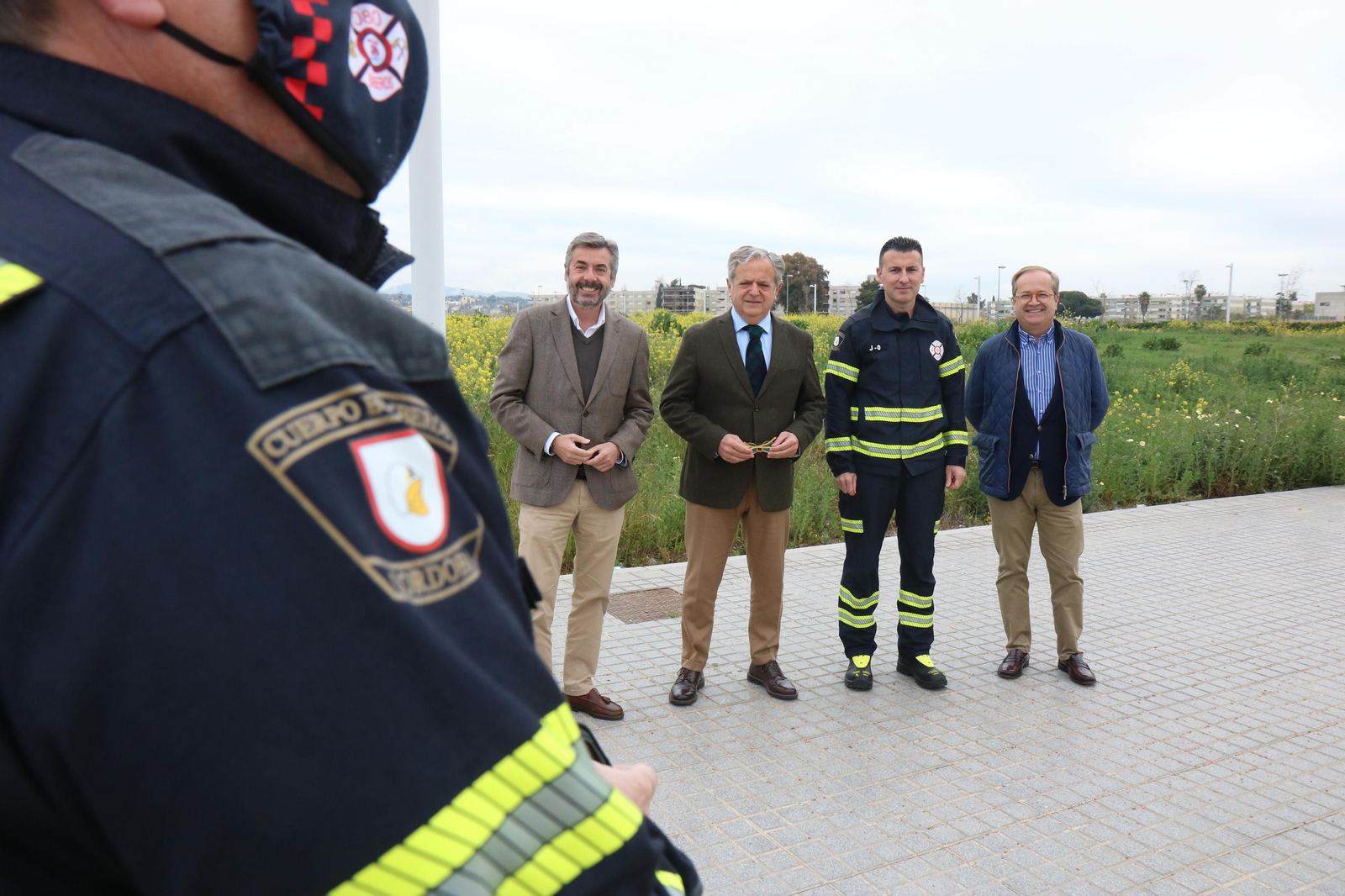 Presentación del nuevo solar que albergará el Parque Central de Bomberos. Presentación del nuevo solar que albergará el Parque Central de Bomberos.
