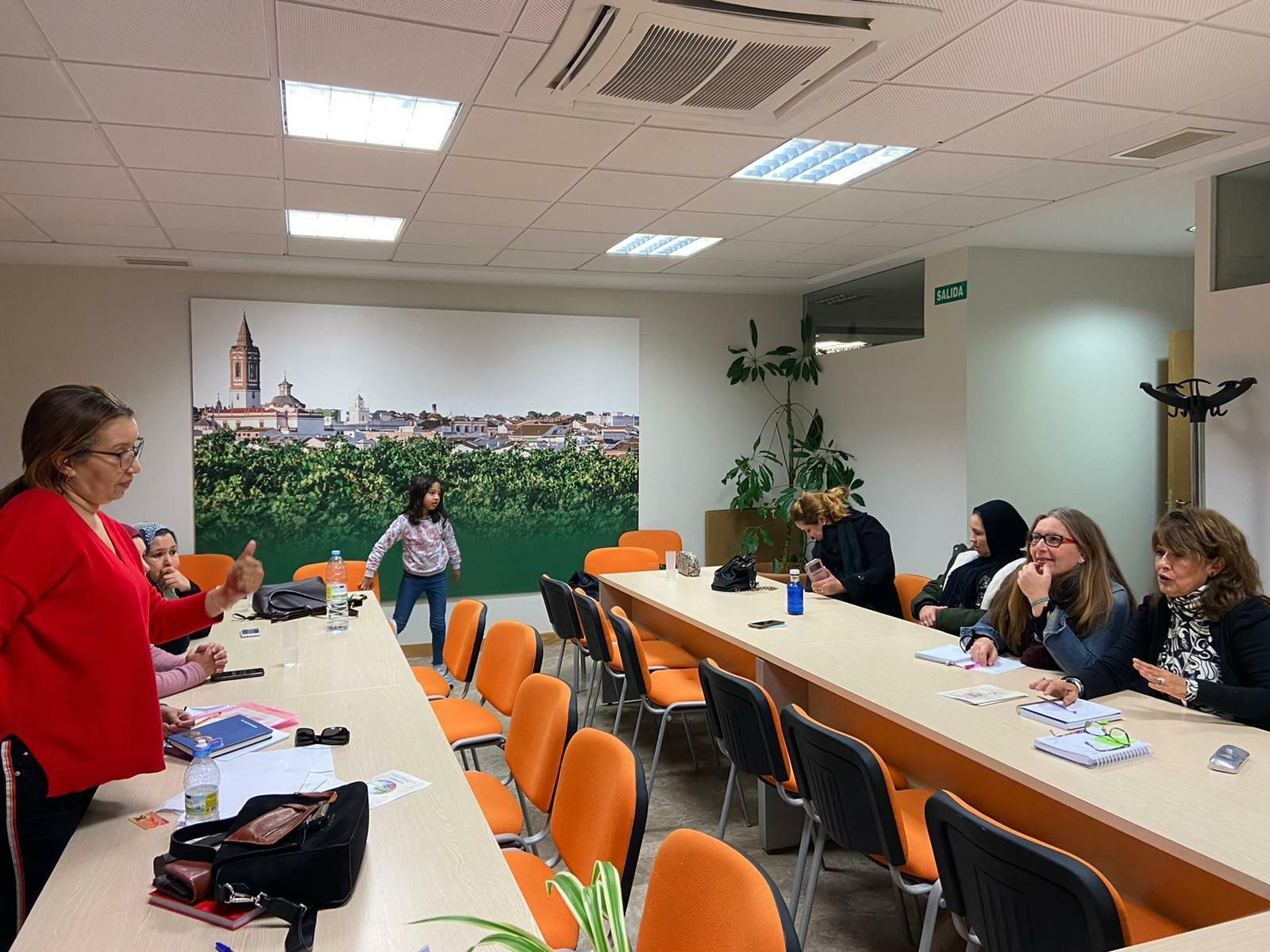 Una de las sesiones formativas del encuentro celebrado en Rociana.