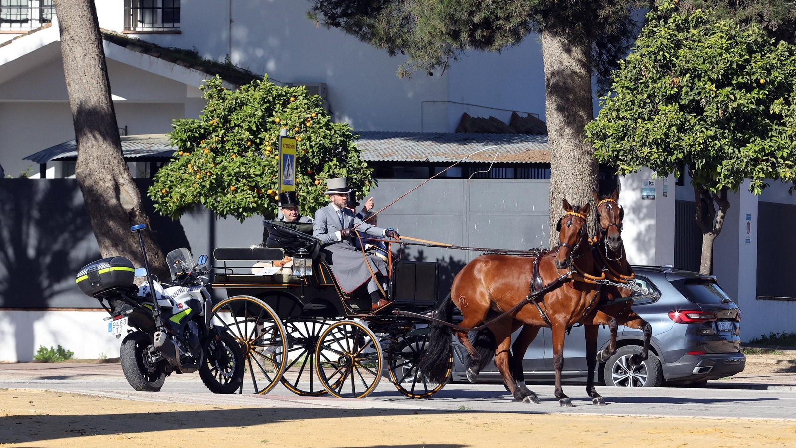 Concurso de enganches por las calles de Jerez