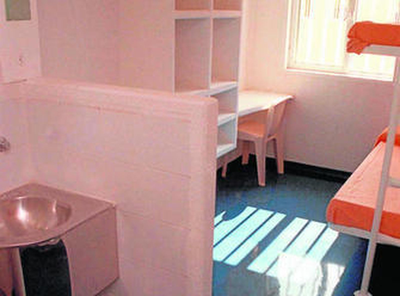 Interior de una celda de Puerto 3 como la que ocupa Pedro Pacheco.