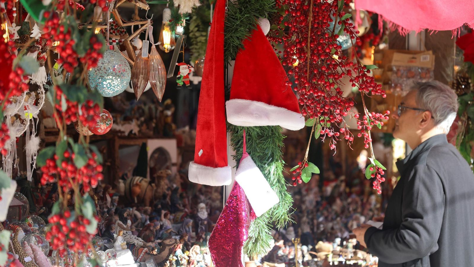 Otro puesto navideño en las pasadas Navidades. Otro puesto navideño en las pasadas Navidades.