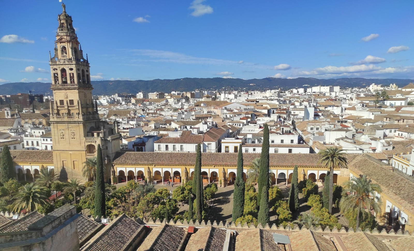 Vista aérea de la Mezquita-Catedral.