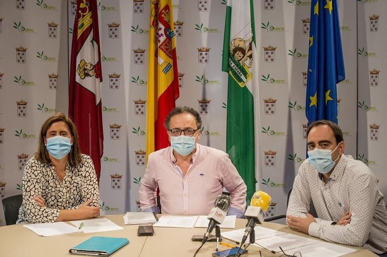 Cristina Piernagorda, junto a Ramón Martín.