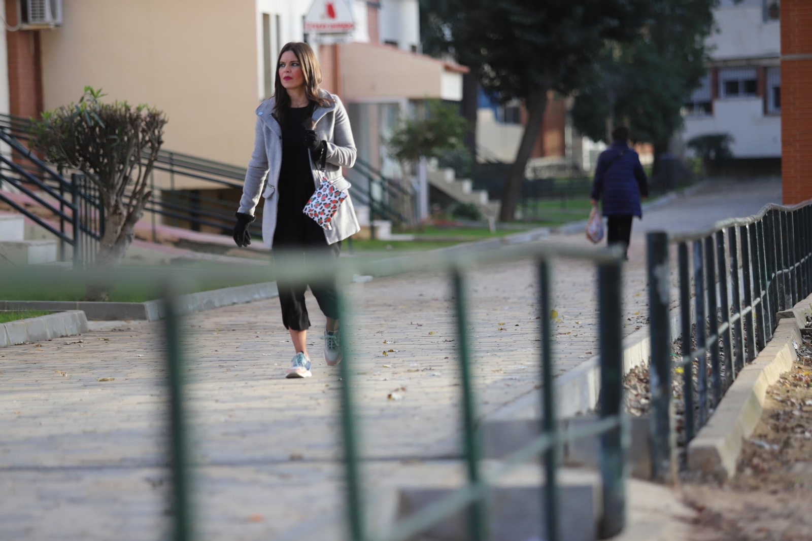 Imágenes de remodelación del área peatonal de Santa Marta