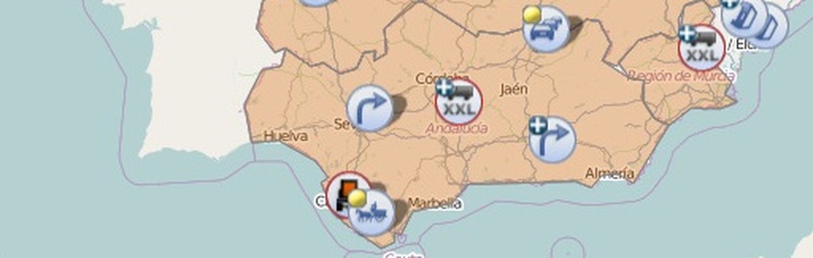 Imagen de la alerta emitida por la DGT