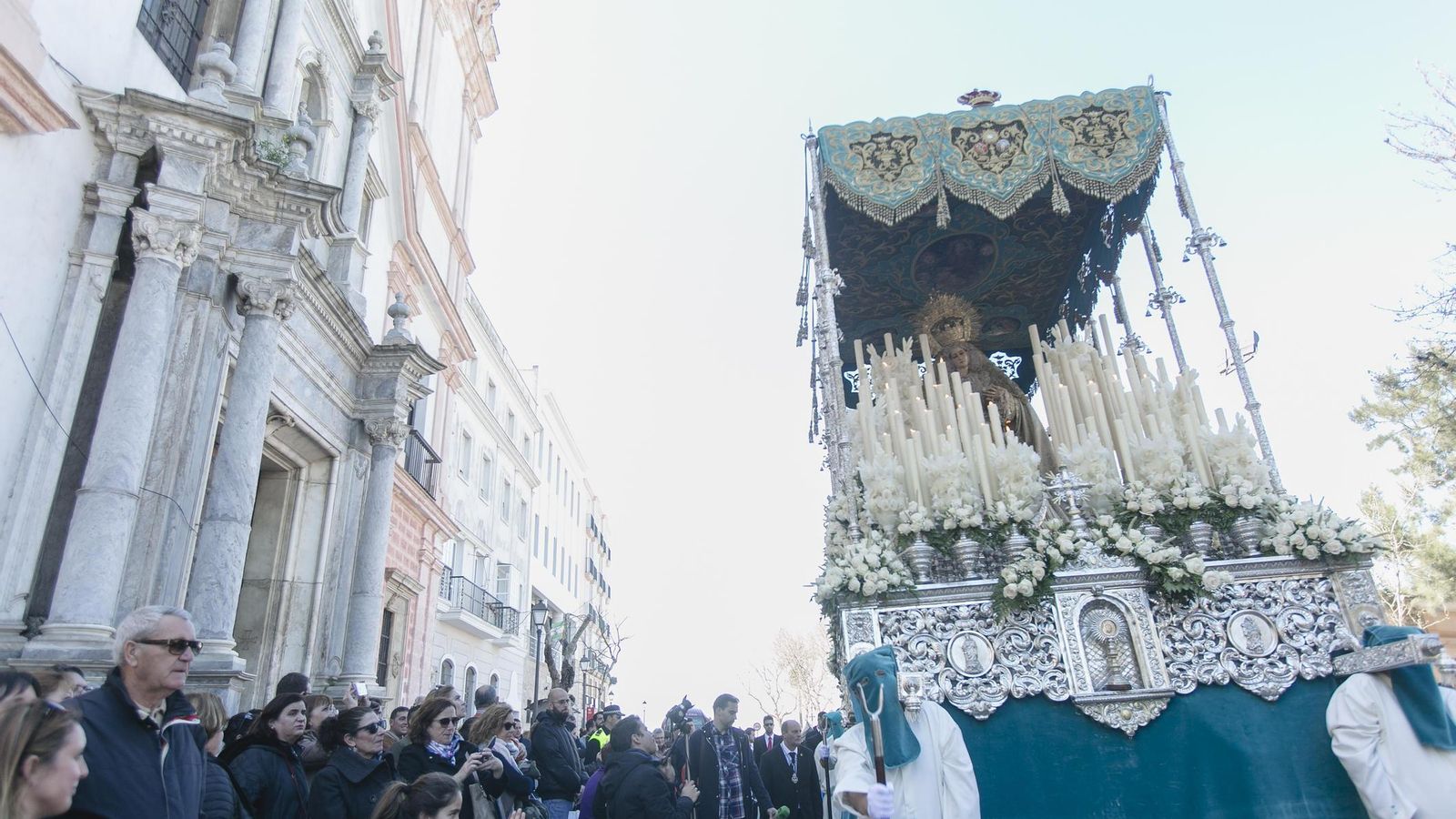 La Virgen del Patrocinio, el pasado Lunes Santo