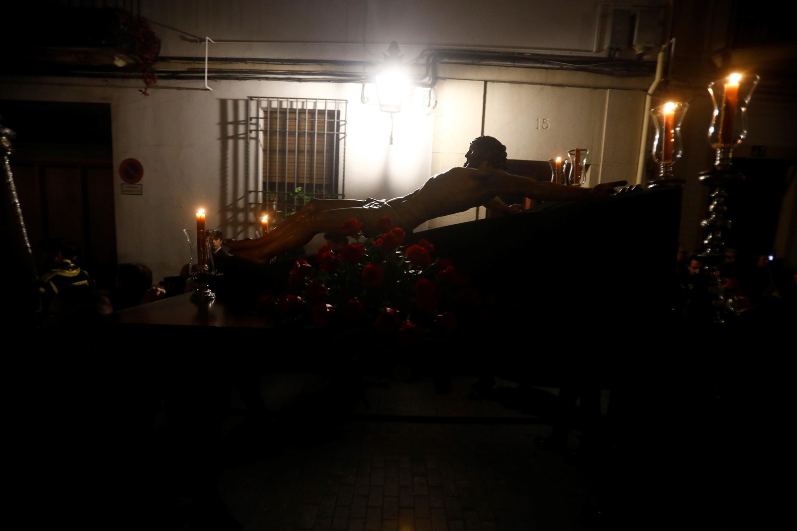 Las imágenes del vía crucis del Cristo de la Clemencia de Córdoba