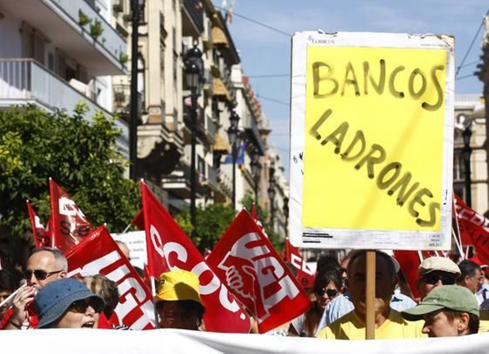La Huelga General reúne a cientos de personas en el centro.

Foto: Belén Vargas