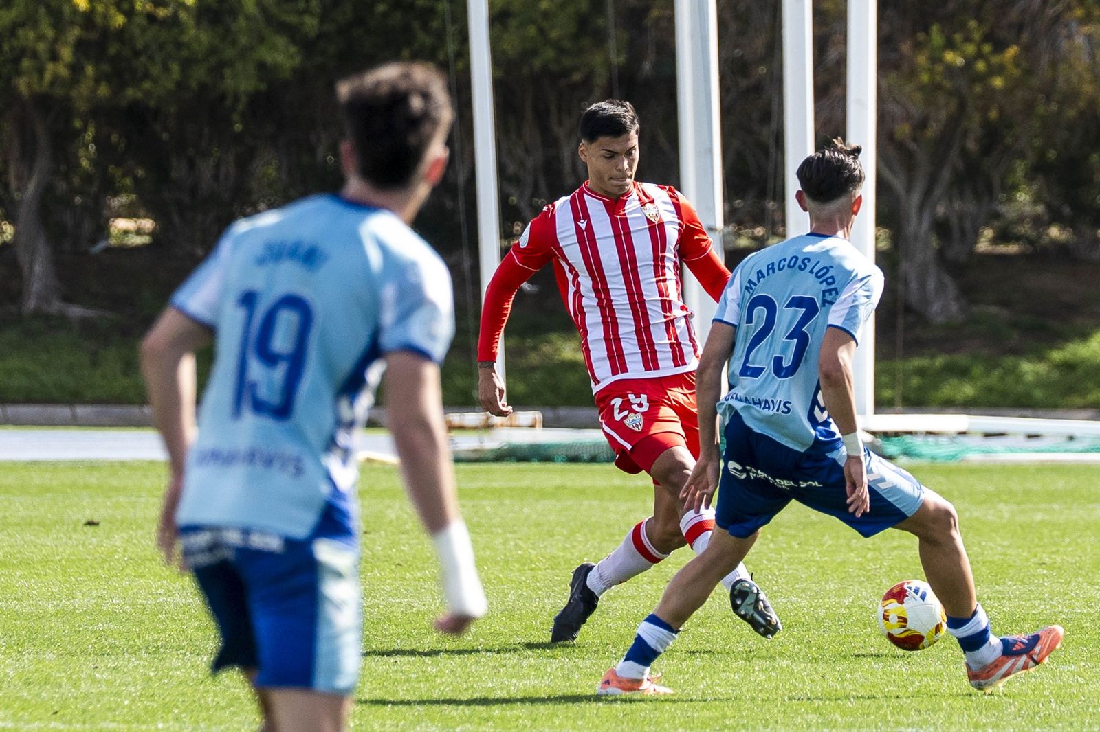Las imágenes del Almería B y Atlético Malagueño en el Anexo de los Juegos Mediterráneos