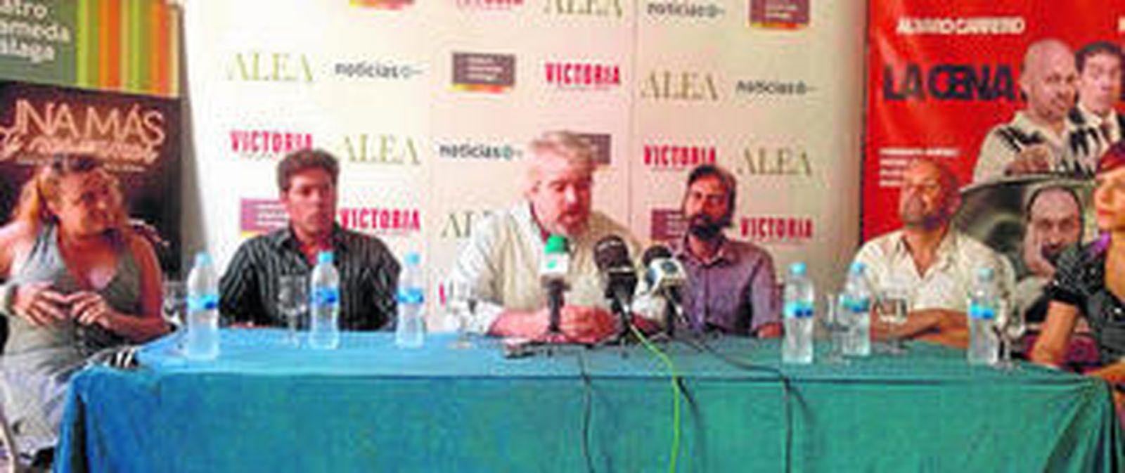 Presentación de la nueva programación, ayer, en el Teatro Alameda.