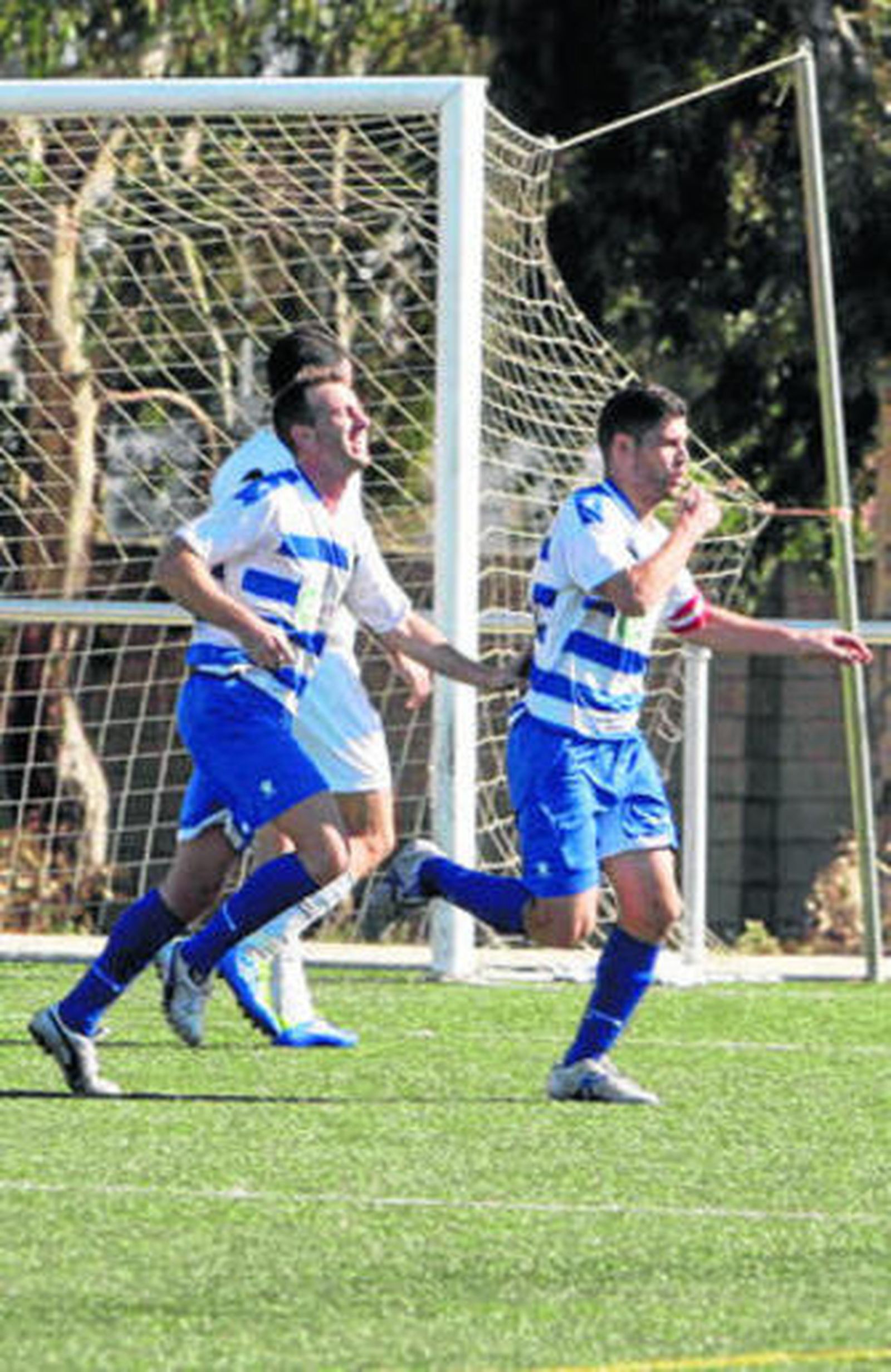 Duarte celebrando su gol logrado ante el Bellavista.