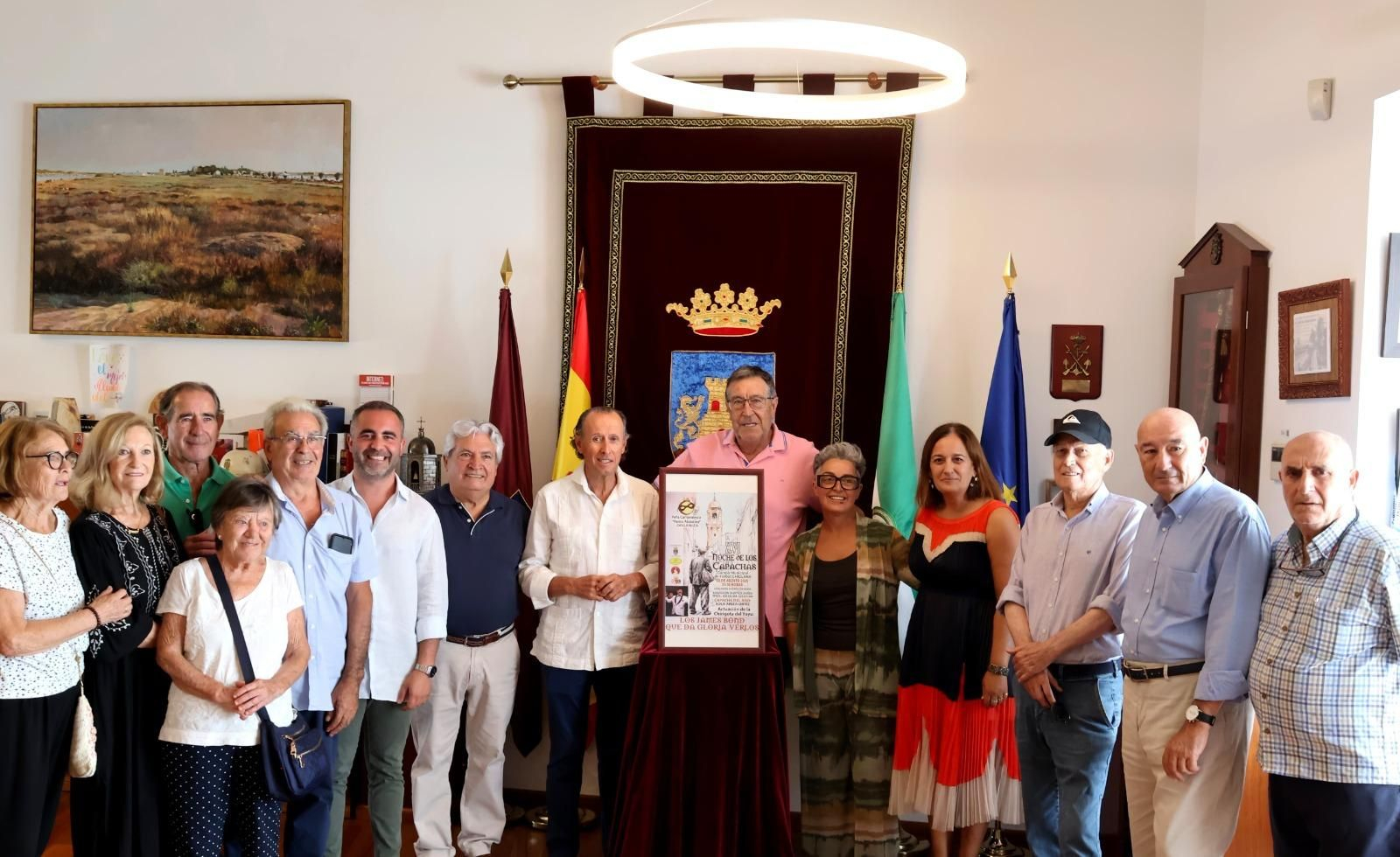 Participantes en la presentación de esta actividad, que tuvo lugar en Alcaldía.