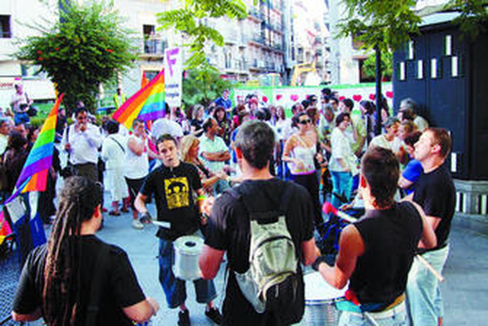 Un momento del acto organizado por la Fundación Triángulo.