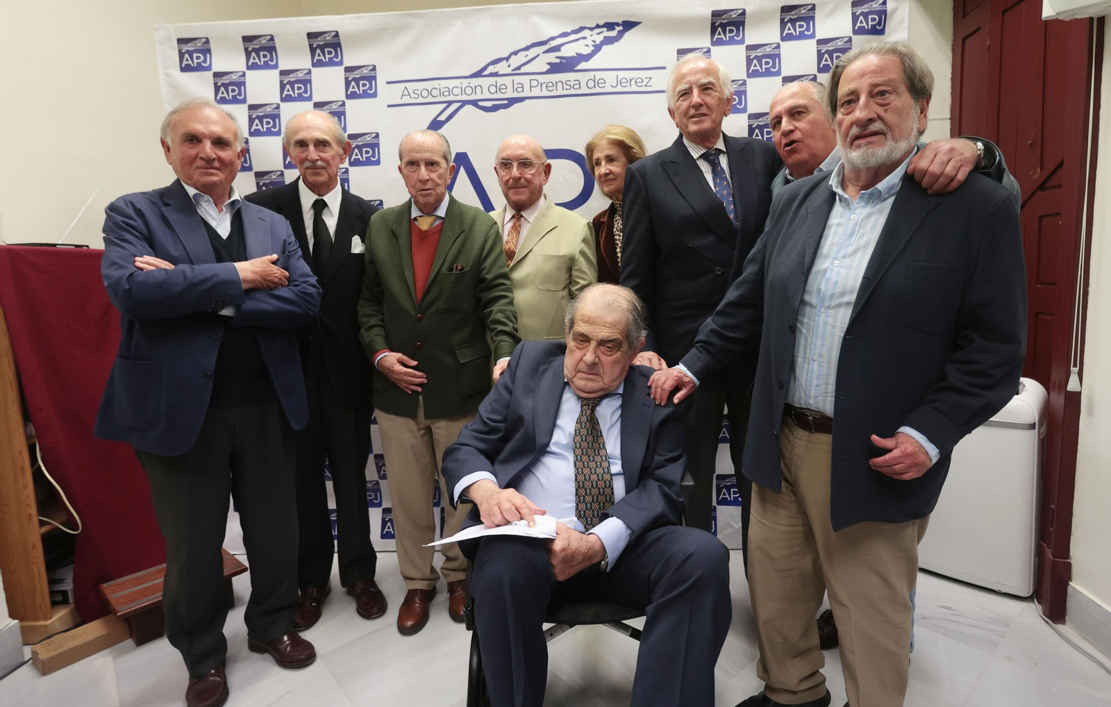 Imágenes del homenaje a Jerónimo Roldán de la Asociación de la Prensa de Jerez